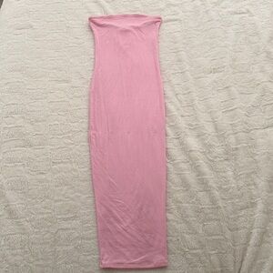 Naked Wardrobe Strapless Pink Dress Size Small
